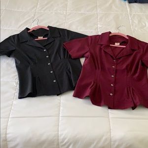 Banned Apparel Dancing Days Blouses, set of 2